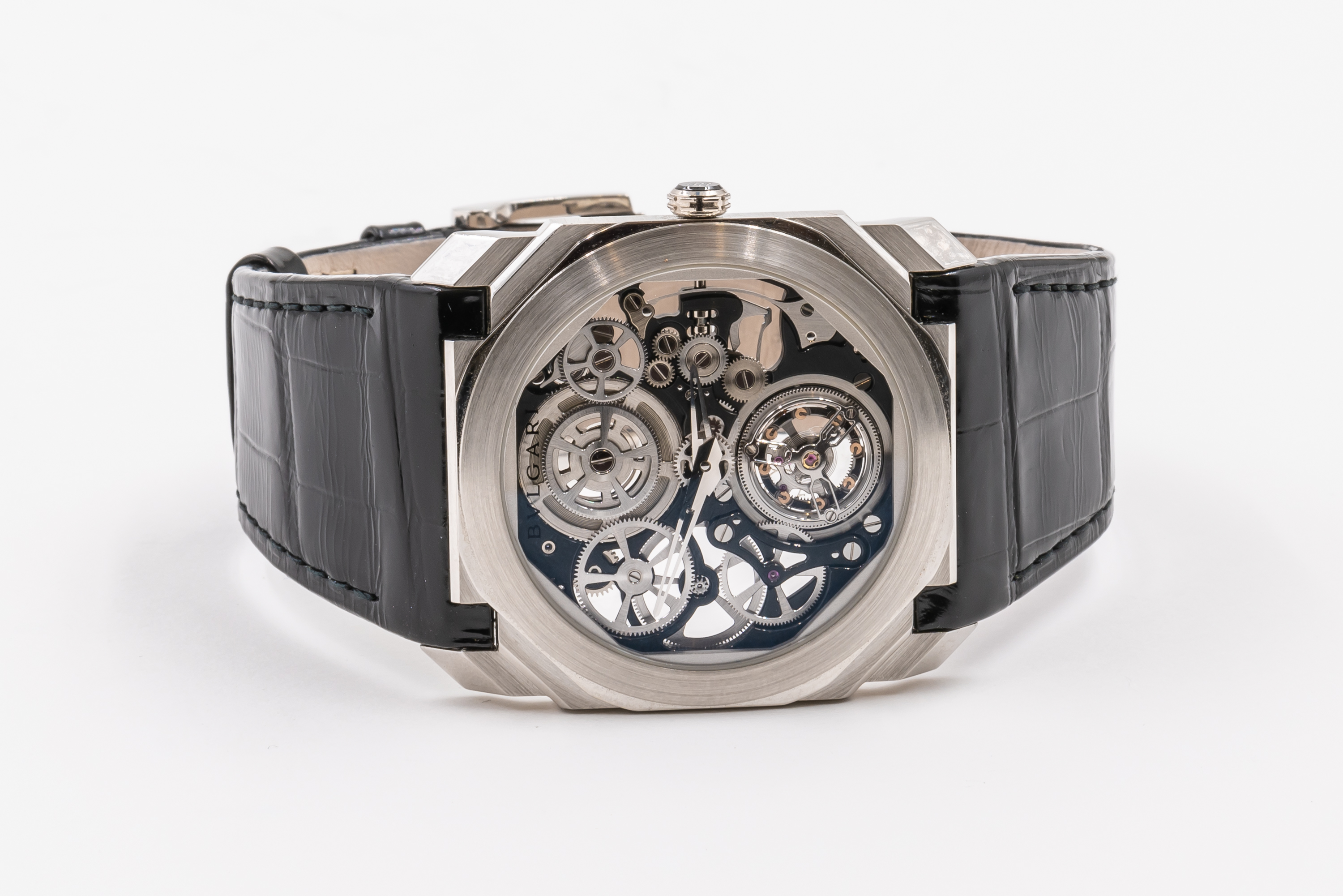 A BULGARI OCTO FINISSIMO TOURBILLON SKELETON WATCH - LIMITED EDITION - Image 4 of 9