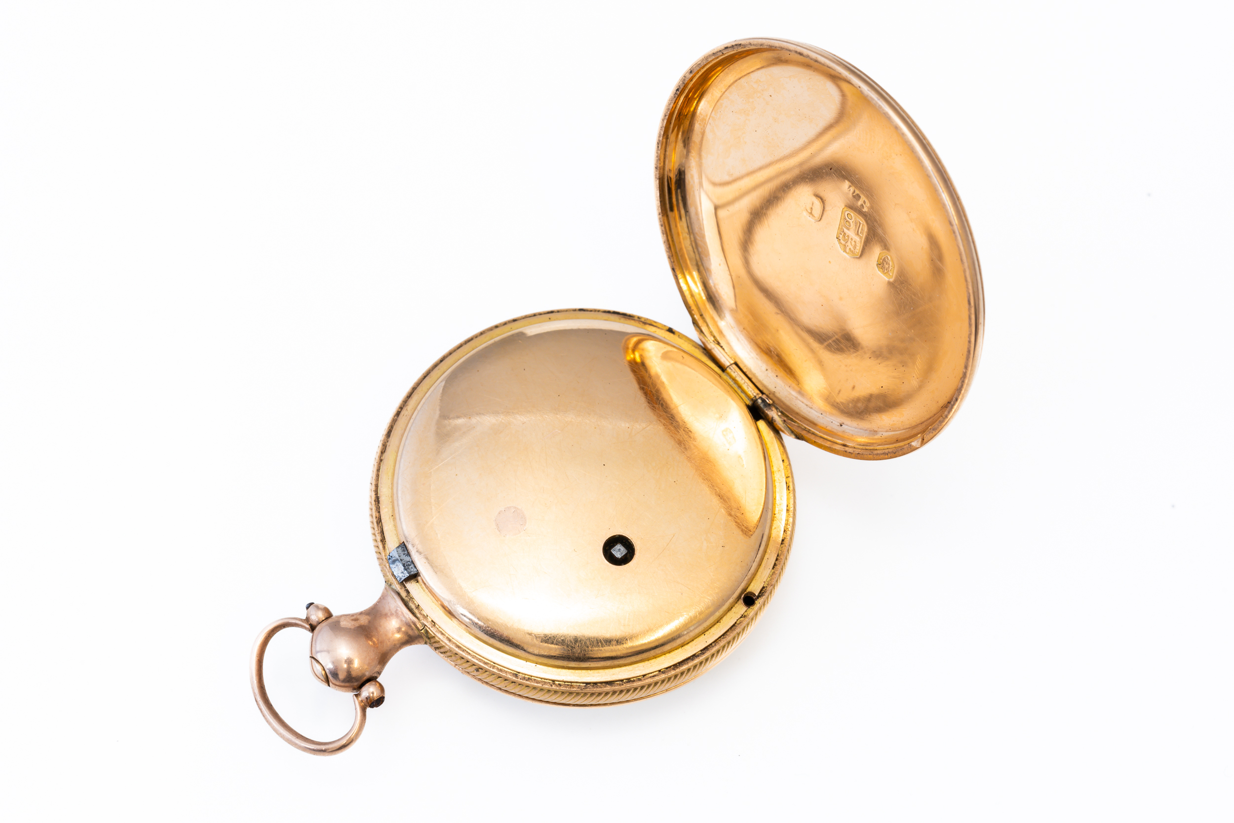 AN 18CT GOLD CASED OPENFACED POCKET WATCH - Image 3 of 4