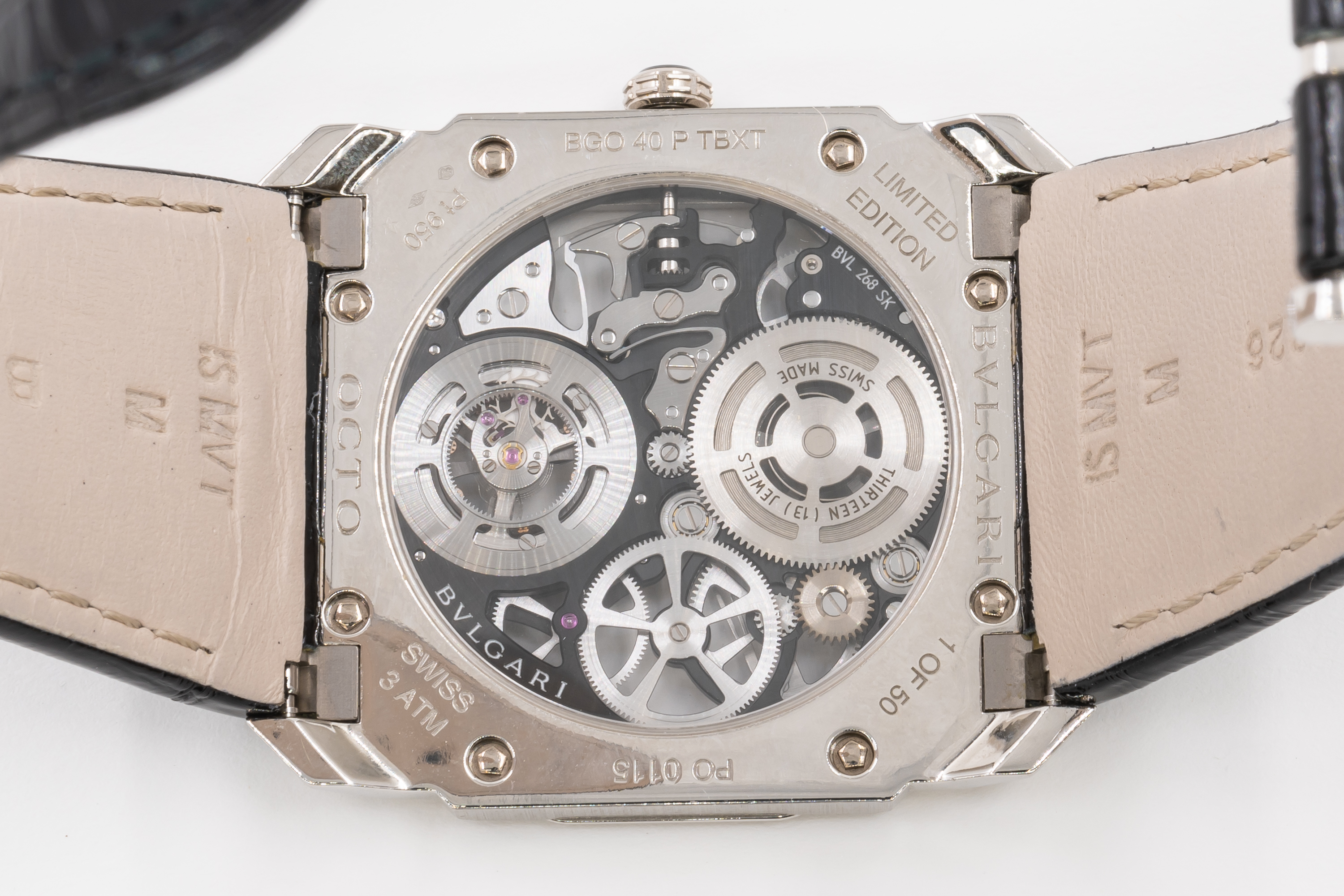 A BULGARI OCTO FINISSIMO TOURBILLON SKELETON WATCH - LIMITED EDITION - Image 8 of 9