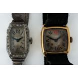 TWO LADY'S WRISTWATCHES (2)