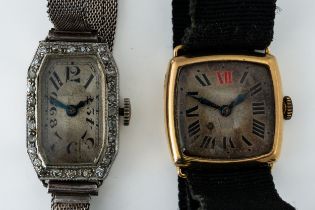 TWO LADY'S WRISTWATCHES (2)