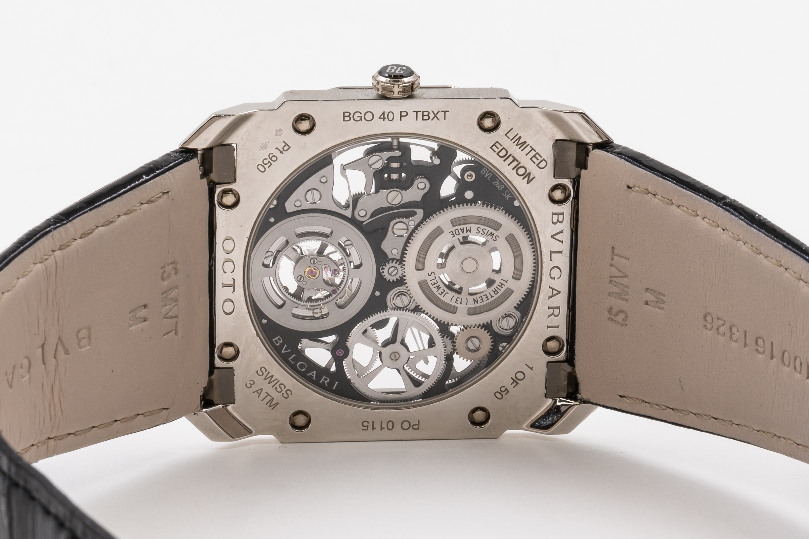 A BULGARI OCTO FINISSIMO TOURBILLON SKELETON WATCH - LIMITED EDITION - Image 7 of 9