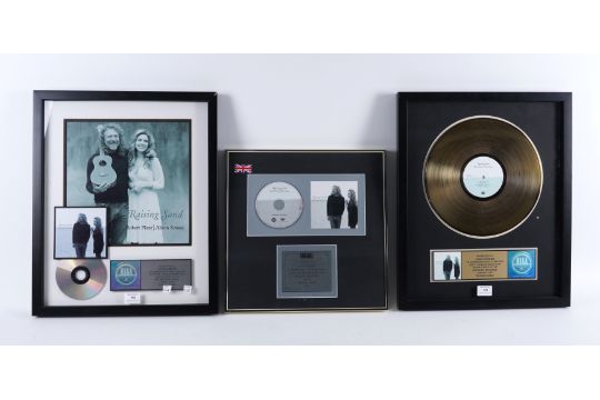 FOUR GOLD AND PLATINUM DISC AWARDS FOR ROBERT PLANT AND ALISON KRAUSS (4) - Image 2 of 5