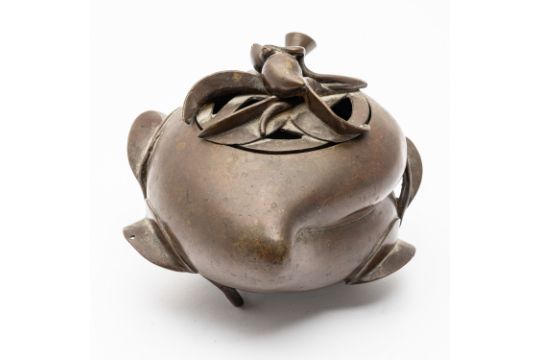 A CHINESE BRONZE CENSER (2) - Image 2 of 7