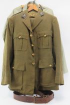 Militaria: The Royal East Kent Regiment ‘The Buffs’ British Army Officers uniform, mid 20th century.