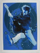 Joshua Budich (American comic illustrator, contemporary) - 'Pete Townsend', signed limited edition