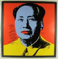 After Andy Warhol (American, 1928 - 1987) - 'Chairman Mao', screen print, c. 1980's, printed by
