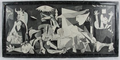 After Pablo Picasso (Spanish, 1881-1973) - 'Guernica', offset lithograph produced by Spadem, 1982,