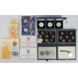 A collection of proof and commemorative coins, late 20th/21st century. Comprising two sealed