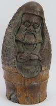 A Chinese carved bamboo figure of Shouxing, early 20th century. 33 cm height. Condition report: Some