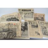 A collection of British newspapers 1936-1981 commemorative editions relating to the deaths of George