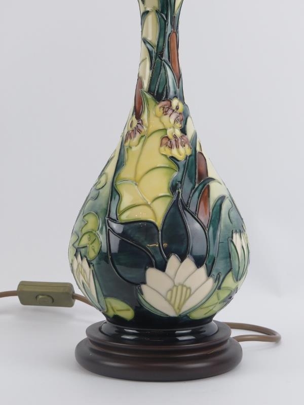 A large Moorcroft ‘Lamia’ pattern table lamp designed by Rachel Bishop, circa 1995. 41.3 cm height - Image 2 of 2