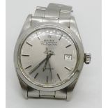 Rolex - A stainless steel automatic wristwatch with date and bracelet, Air-King Date Precision,
