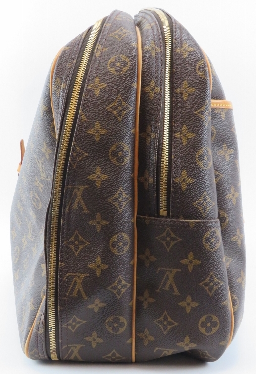 A Louis Vuitton monogram canvas leather Alize 24 Heures travel bag. Brand code: VI0011. - Image 6 of 12