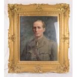 A fine framed & glazed portrait, oil on board, 'Study of Military gentlemen in uniform', unsigned.