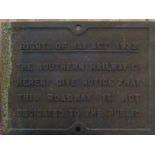A vintage Southern Railway Co Rights of Way Act 1932 cast iron sign. Inscribed ‘Rights of Way Act