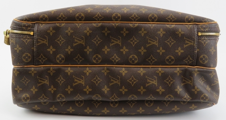 A Louis Vuitton monogram canvas leather Alize 24 Heures travel bag. Brand code: VI0011. - Image 9 of 12