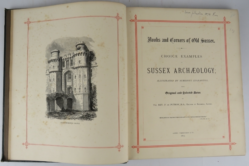 Sussex interest. Eight books on the history of Sussex including:Excursions in the County of Sussex - Image 9 of 9