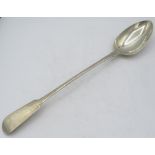 A Georgian silver fiddle pattern basting spoon, London 1804, William Sumner. Approx weight 3.6