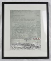 Chris Snow - 'On Margate Sands', limited edition giclée print. 16/20, signed verso. Extract from