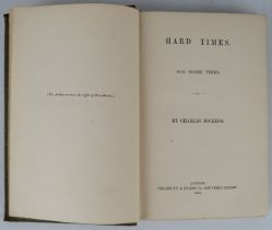 Hard Times, Charles Dickens, first edition 1854, published by Bradbury & Evans. Cloth bound,