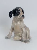 A large Royal Copenhagen porcelain pointer puppy figurine. Numbered 259. 19.5 cm height. Condition