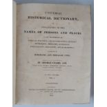 Two volumes: Universal Historical Dictionary by George Crabb, 1825. Published for Baldwin, Cradock