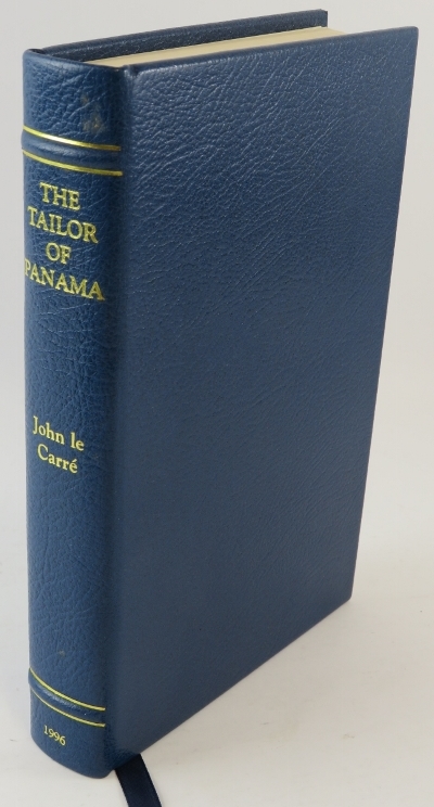 John Le Carre, signed, The Tailor of Panama, 1996 First Edition. Blue leather binding in black cloth - Image 3 of 4
