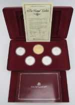 A Royal Australian Mint ‘The Royal Ladies’ sterling silver proof coins and medallion set, circa