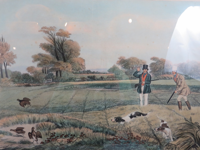 A set of six 19th century shooting prints, painted by Turner engraved by Hunt. First published 1841. - Image 3 of 13