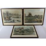 A set of six 19th century shooting prints, painted by Turner engraved by Hunt. First published 1841.