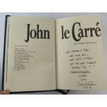 John Le Carre, signed, The Tailor of Panama, 1996 First Edition. Blue leather binding in black cloth