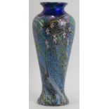 An Okra iridescent favrile glass vase designed by Richard P Golding, dated 2004. Signed and dated