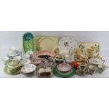 A large quantity of British and European porcelain wares, late 19th/20th century. Notable