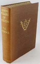 T E Lawrence, The Seven Pillars of Wisdom, First Edition 1935, Jonathan Cape. Cloth binding with