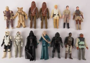 Star Wars: A collection of vintage model figures, circa late 1970s/1980s. (14 items). Condition