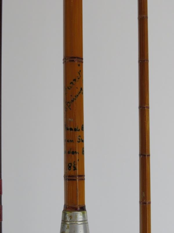 Six vintage fly fishing rods. Notable rods include ‘The Perfection’ Palakona split cane rod and a ‘ - Image 6 of 7