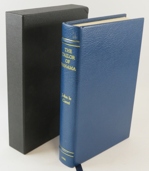 John Le Carre, signed, The Tailor of Panama, 1996 First Edition. Blue leather binding in black cloth - Image 4 of 4