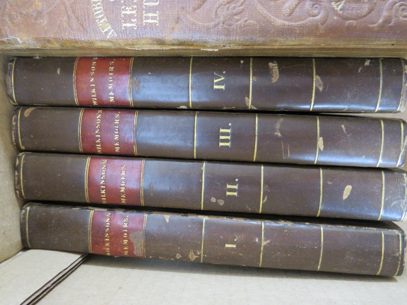 23 mixed mainly leather bound books including Aesop's Fables, J W Carlyle, Leigh Hunt and - Image 2 of 5