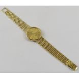 Rolex, a lady’s Rolex Cellini 18ct gold cased mechanical wristwatch, dial diameter 26 mm. Serial No.