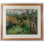 Clifford S Perry - A framed & glazed watercolour, 'The Quiet Pool', signed lower left. 50cm x