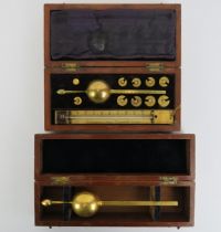 Two Sikes hydormeters, late 19th/early 20th century. Comprising a Sikes (Sykes) Hydrometer by