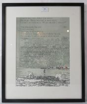 Chris Snow - 'On Margate Sands', limited edition giclée print. 16/20, signed verso. Extract from