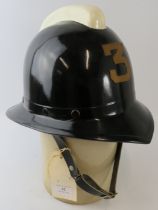 A 1980s Chilean Santiago Fire Service fire helmet