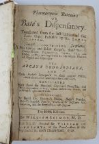 Pharmacopeia Bateana or Bate's Dispensatory, 5th Edition 1720; The Practical Navigator by John