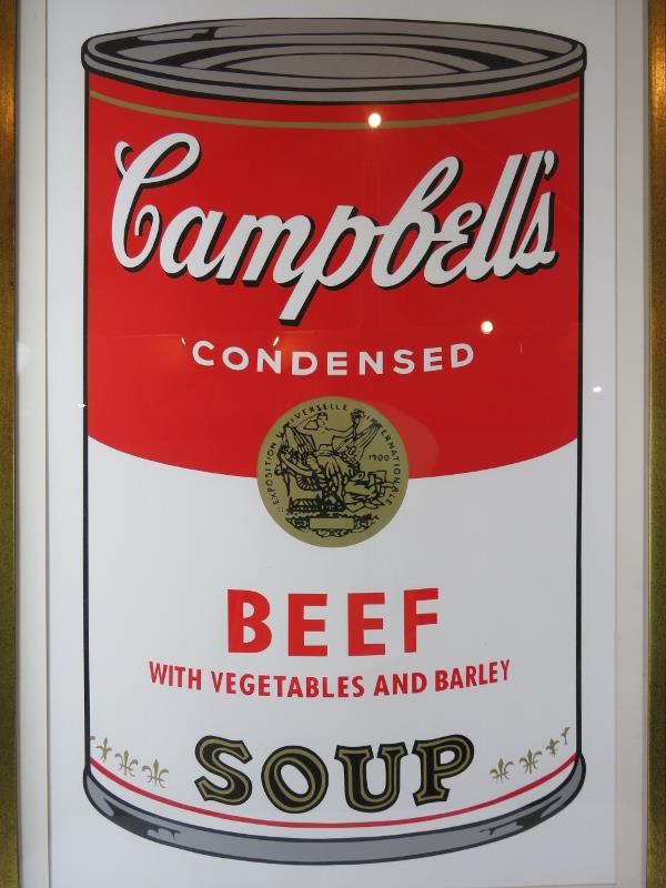 After Andy Warhol (1928-1987) - "Campbell's Soup can 11.49", screen print on museum board, an open - Image 2 of 3