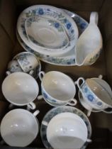 A Wedgwood part dinner service, Clementine pattern