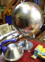 Kettle together with metal globe