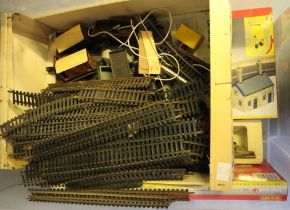 A selection of model railway equipment and accessories various