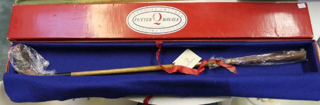 Swilken a 'Q2' putter royale made from the propeller from the QEII - BNIB